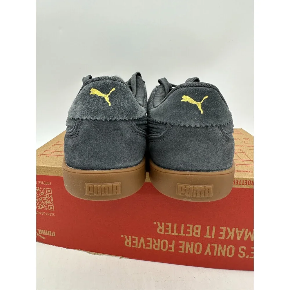 Puma Club 5v5 Men's Size 9 Gray Wool Running Athletic Shoes 405400 01